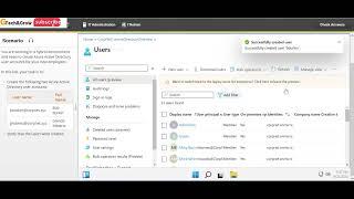 Manage Users in Azure AD TestOut 5.4.8