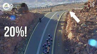 Crazy Steep Climb in the Desert | Saudi Tour 2023 Stage 3