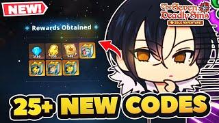 25+ NEW CODES! 9,000 FREE DIAMONDS AND MORE! | 7DS: Idle Adventure!