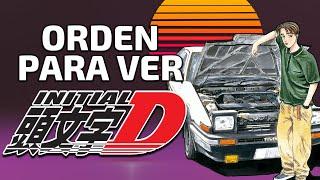 Orden para ver Initial D | ORDEN FÁCIL Y RÁPIDO de Initial D: Supera el Límite de Velocidad