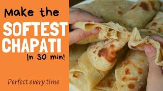 Easiest chapati recipe. Great results every-time!