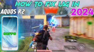 How to fix lag in aquos r2 in 2024  #ipadview #bgmi #pubgmobile #viral #aquos