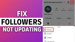 How to Fix Instagram Followers Count Isn't Updating | Followers Count Stuck Error (100% FIX)