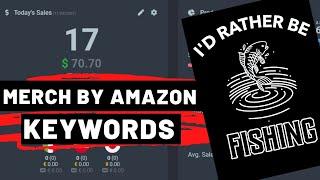 Merch by Amazon Keyword Research For Beginner Tutorial 2021