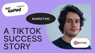 A TikTok success story - David  Westerman Ferreira (Senior Online Marketing Manager, Bytro)