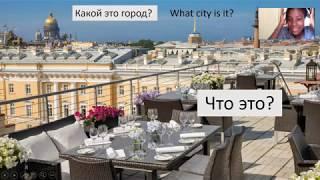 Ordering food in a restaurant in Russian. Group lesson for beginners