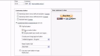How To Create a PayPal Buy Now Button