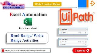 Read Range/Write Range Activity || Excel Application Scope || Excel Automation || UIPATH Tutorial-12