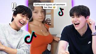 Guys React to "Struggles only girls can understand" Tiktok for the first time!