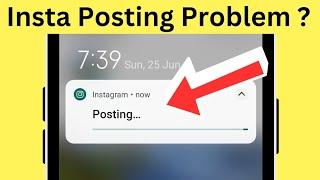 How To Fix Instagram Posting Problem | Instagram Posting Notification Problem