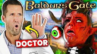 ER Doctor REACTS to WILDEST Baldur's Gate 3 Injuries