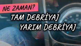 Dönüşlerde-Kalkışlarda-Duruşlarda Debriyaja Ne Kadar Basılır?