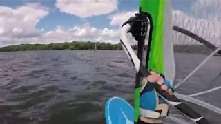 Madison Lk MN Bray Park. Ezzy Cheetah Tabou Rocket -SXS Windsurfing