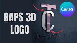 Create  Interlocking Letter LOGO design with Canva - 6 Steps