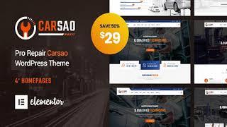 Carsao - Responsive Car Service WordPress Theme | Themeforest Website Templates and Themes