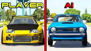 AI vs Players (Cars edition) #2 - Beamng drive