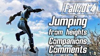 Fallout 4 - Jumping From Heights - All Companions Comments