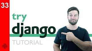 Try DJANGO Tutorial - 33 - Dynamic Linking of URLs  2019