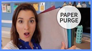 Paper Purge | Spring 2015