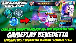 CARA MAIN BENEDETTA ITEM TERBARUEMBLEM & BUILD BENEDETTA TERSAKIT 2024GAMEPLAY BENEDETTA FAST HAND