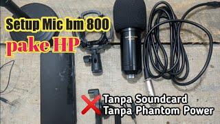 Coba Mic Condenser Bm 800 tanpa soundcard tanpa Phantom Power apakah bagus?