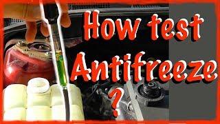 How to test antifreeze strength CORRECTLY