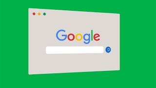 Google Search Green Screen Animation