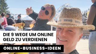 ONLINE-BUSINESS-IDEEN – DIE 9 WEGE UM ONLINE GELD ZU VERDIENEN 