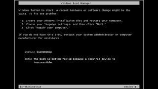 Windows\System32\Config\System Missing Or Corrupt Fix [Tutorial]