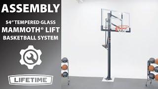 Lifetime 54" Bolt Down Mammoth Lift Basketball System | Lifetime Assembly Video