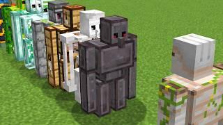 which minecraft golem is actually the strongest?