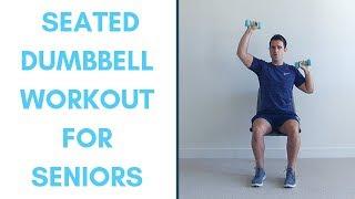 10-Minute Seated Dumbbell Strength Workout for Seniors