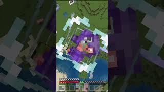 Riptide Tridents Are BROKEN In Minecraft Bedrock! MCPE #shorts