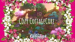 🪴Cozy CottageCore🪴Floating Abode:Cloudrest Isle || Serenitea pot Genshin Impact