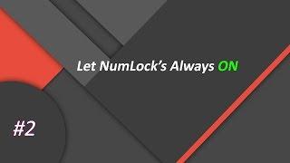 How to enable Numlock on Windows 10