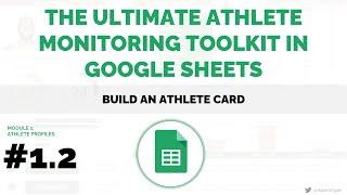 UAMT in Google Sheets #1.2 - Build an Athlete or Player Card