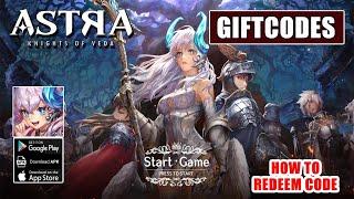 ASTRA Knights Of Veda & Free Giftcodes | Redeem Codes ASTRA Knights Of Veda - How to Redeem Code