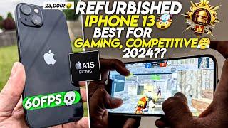 REFURBISHED IPHONE 13 BEST FOR GAMING,COMPETITIVE 2024•IPHONE 13 BGMI/PUBG TEST 2024•GAMING REVIEW