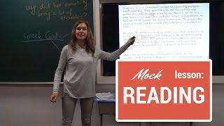 Mock lesson: Reading Comprehension