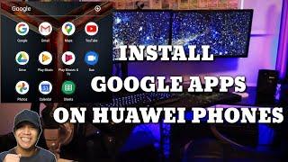 GOOGLE PLAY SERVICES ON HUAWEI (without pc and otg)