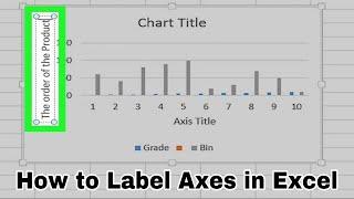 How to Label Axes in Excel - how to add axis labels in excel