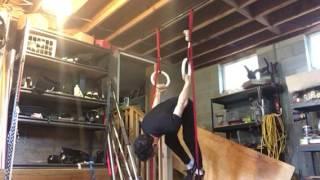 Rings - Skin the Cat and Front Lever Practice