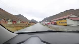 Drive around Longyearbyen, Svalbard