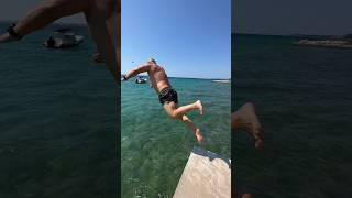 Natjecanje u skokovima u more! ️ #jumping #summervibes #funnyvideo 