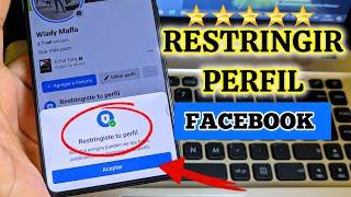 Cómo restringir tu perfil de Facebook en segundos (Paso a Paso) 2024