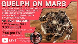 Guelph Physics Live Stream: Live Perseverance Landing!