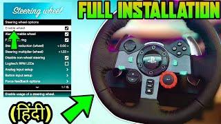 How to setup a Logitech G29 steering wheel On GTA 5 #1