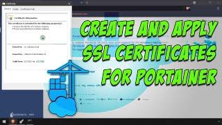 Create and Apply SSL Certificates for Portainer