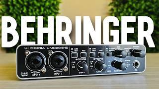 The Best Audio Interface Under $100? Behringer U-Phoria UMC204HD