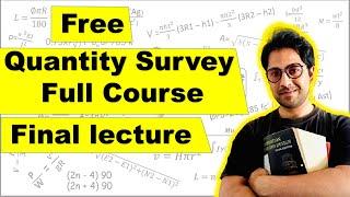 civil engineering estimation full course | by Suliman khan academy